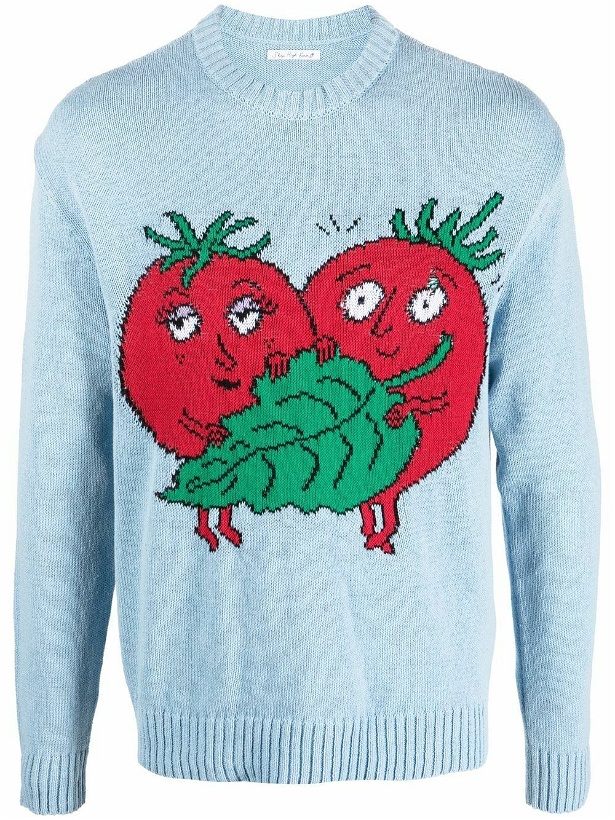 Photo: SKY HIGH FARM WORKWEAR - Embroidered Cotton Sweater