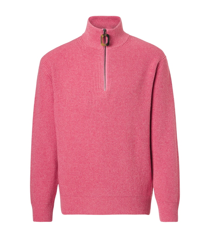 Photo: JW Anderson Wool and cotton half-zip sweater