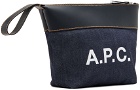A.P.C. Navy & Black Axelle Pouch
