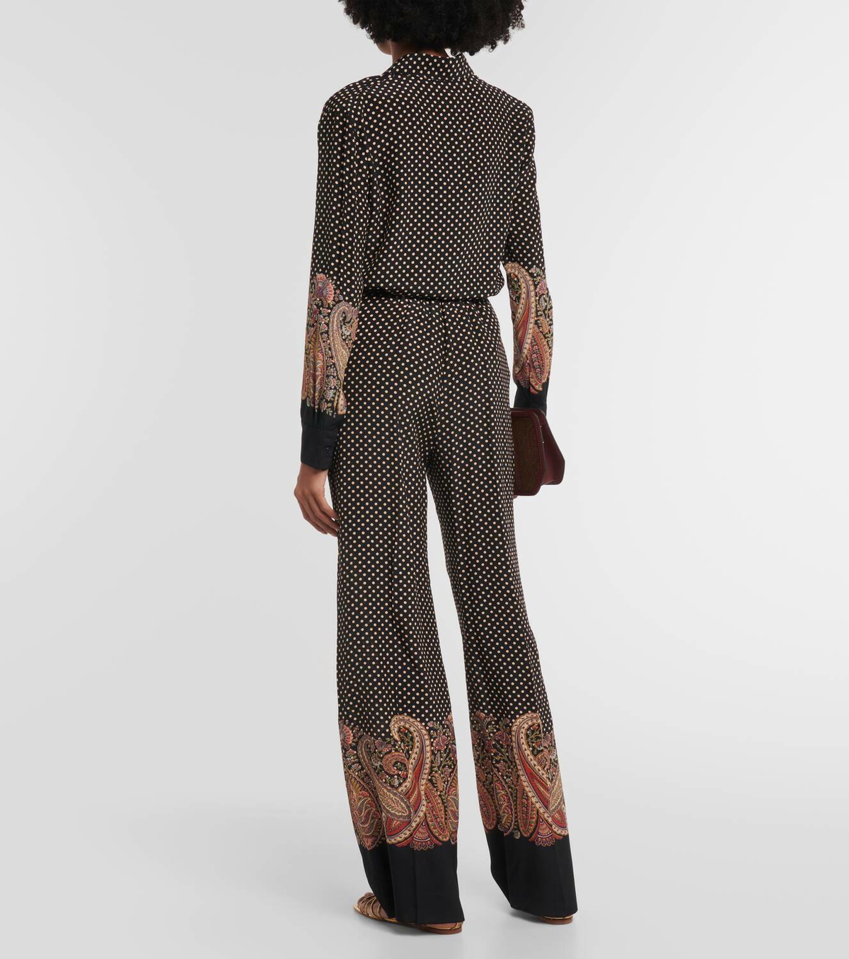 パンツ ETRO FW25 VELVET PANTS (WREA0026 99IAS53X0887) Etro Velvet Pants – BALTINI