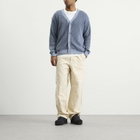 Manastash Men's Heavy Snug Thermal Cardigan in Blue Grey