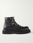 Bottega Veneta - Full-Grain Leather Hiking Boots - Black
