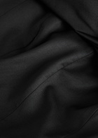 Tove Orrla Fold-over Wool-blend top Black
