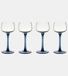 Bitossi Diseguale set of 4 cordial glasses