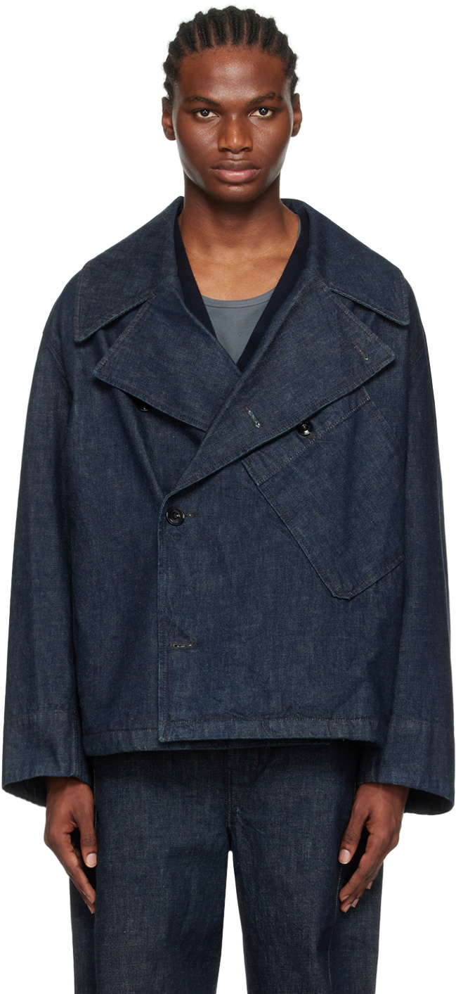 LEMAIRE Indigo Dispatch Denim Jacket Lemaire