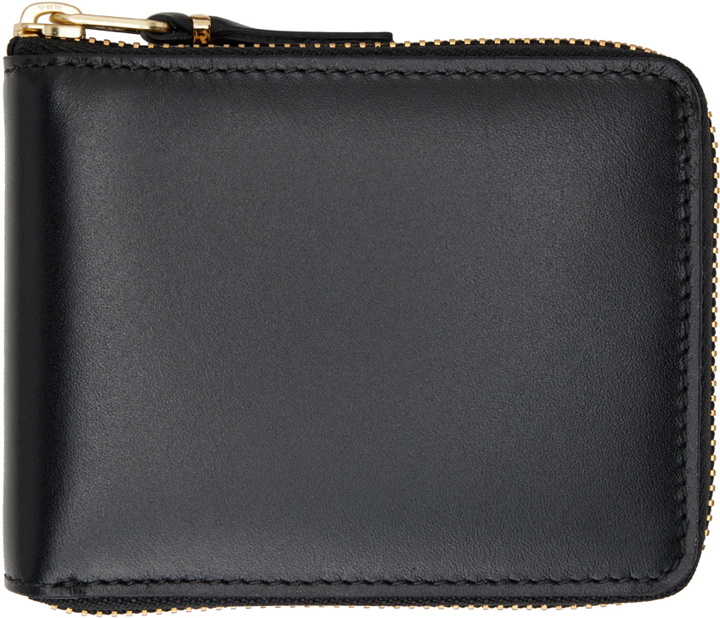 Photo: Comme des Garçons Wallets Black Classic Print Wallet