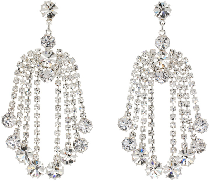 Photo: Magda Butrym Silver Crystal Drop Earrings