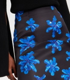 Emilia Wickstead Tamilla floral midi skirt