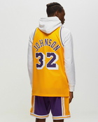 Mitchell & Ness Nba Swingman Jersey Los Angeles Lakers Home 1984 85 Magic Johnson #32 Yellow - Mens - Jerseys