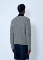 Jil Sander Houndstooth Zip-Up Shirt
