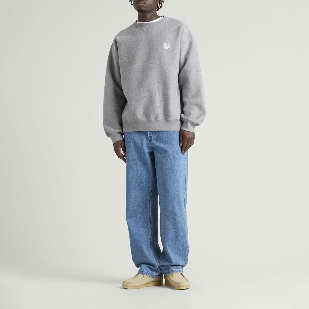 By Parra Men's Balloon Logo Sweatshirt in Heather Grey
