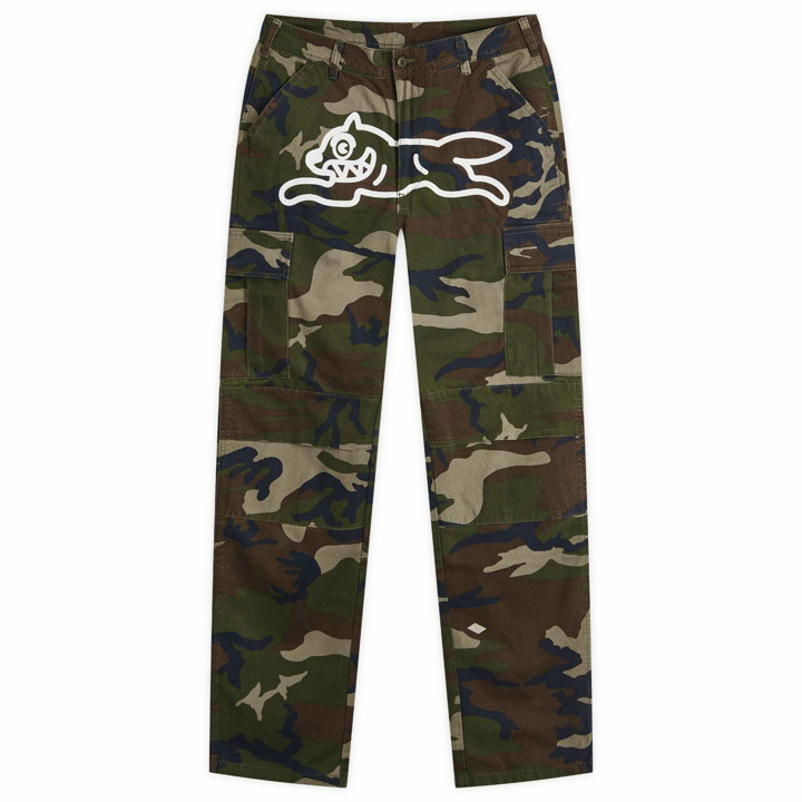 Photo: ICECREAM Men's Running Dog Cargo Pants in Camo