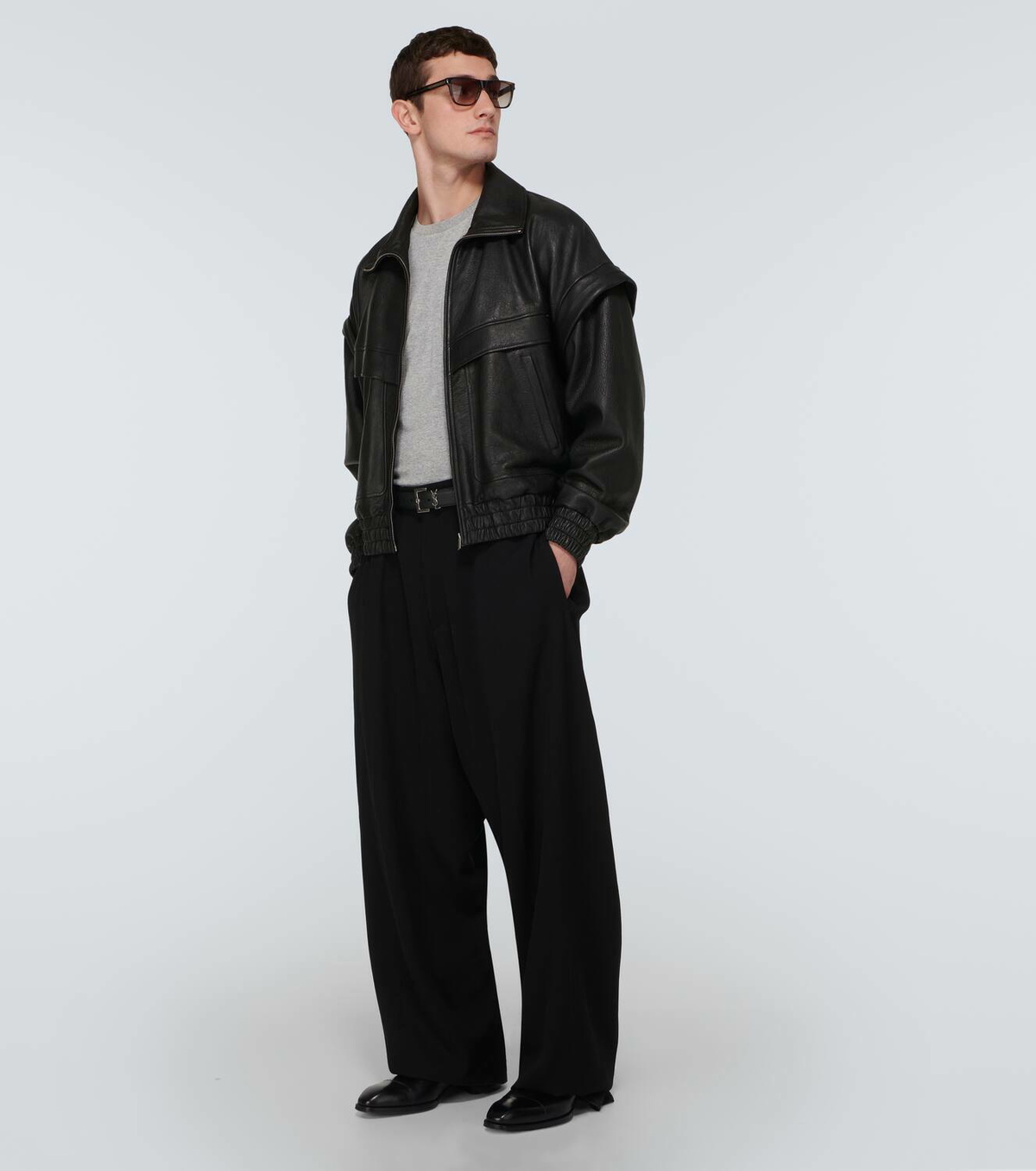 【関税＆送料込み】Saint Laurent Cotton PiquAC Cassandre T- Cassandre T-Shirt in Piqué | Saint Laurent | YSL TH