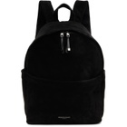 WOOYOUNGMI Black Suede Backpack