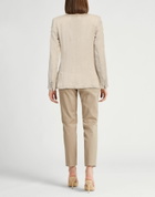120% Lino Womens Blazer in Beige