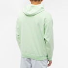 Stone Island Men's Marina Plated Dyed Popover Hoody in Light Green