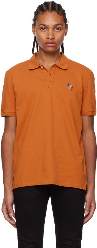 Photo: PS by Paul Smith Orange Regular Fit Polo