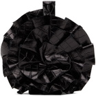 VAQUERA Black Corsage Clutch