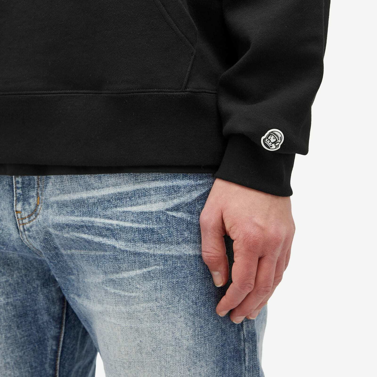 Billionaire Boys Club Men's Duck Embroidered Straight Logo Hoodie in Black