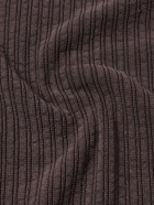 Our Legacy - Ribbed Recycled Silk-Blend Sweater - Brown