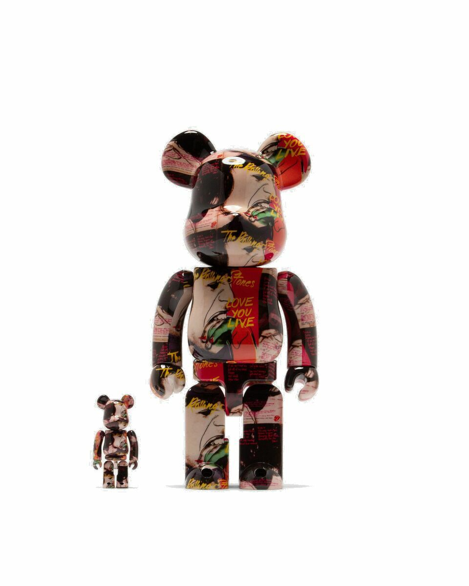 Photo: Medicom Bearbrick 400% Andy Warhol X The Rolling Stones Love You Live 2 Pack Multi - Mens - Toys