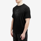 Stone Island Men's Reflective One Badge Print T-Shirt in Black