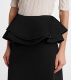 Plan C Ruffled midi skirt