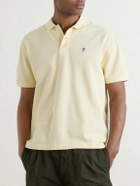 Noah - Logo-Embroidered Cotton-Piqué Polo Shirt - Yellow