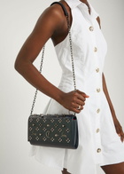 Christian Louboutin Paloma Embellished Leather Clutch - Navy - One Size
