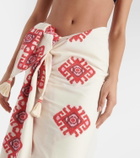 Johanna Ortiz Printed cotton beach cover-up