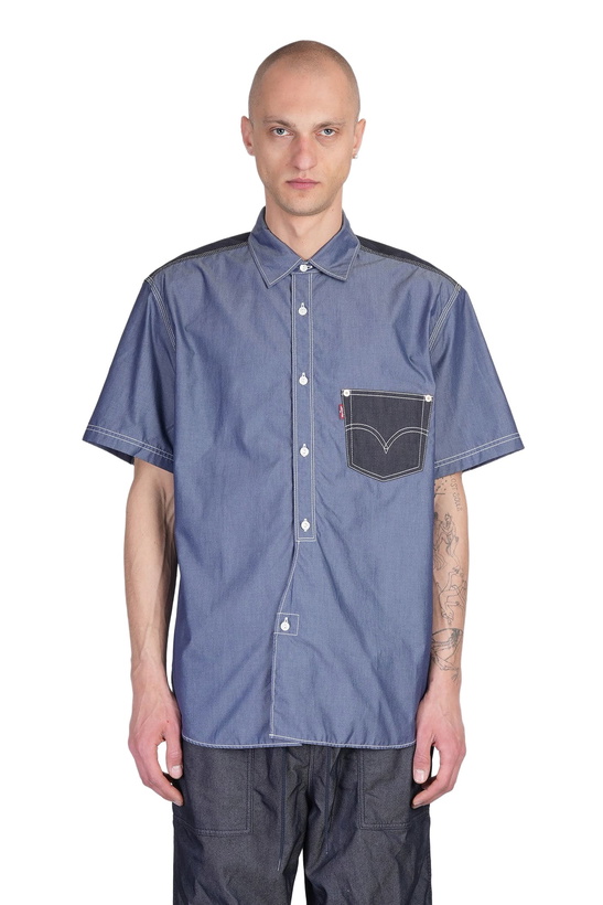 Photo: Junya Watanabe Shirt In Blue Cotton
