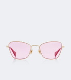 Valentino Torchon VLogo square sunglasses