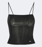 Gucci Embellished crop top