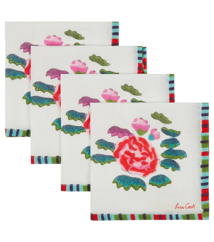 Photo: Lisa Corti Royal Palace set of 4 cotton napkins