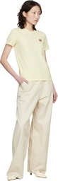 Maison Kitsuné Yellow Fox Head Regular T-shirt