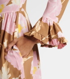 La DoubleJ Visconti silk crêpe de chine maxi dress