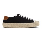 JW Anderson Black and White Espadrille Sneakers