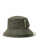 Sacai - Layered Nylon Bucket Hat - Green