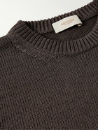 Agnona - Linen and Cotton-Blend Sweater - Gray