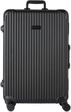 master-piece Black Trolley Suitcase, 75 L