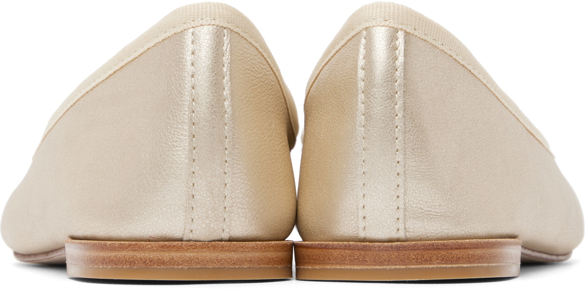 Repetto Gold Cendrillon Ballerina Flats