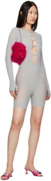 Poster Girl Gray Jetta Jumpsuit