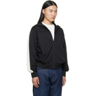 MM6 Maison Margiela Black Striped Sleeves Track Jacket