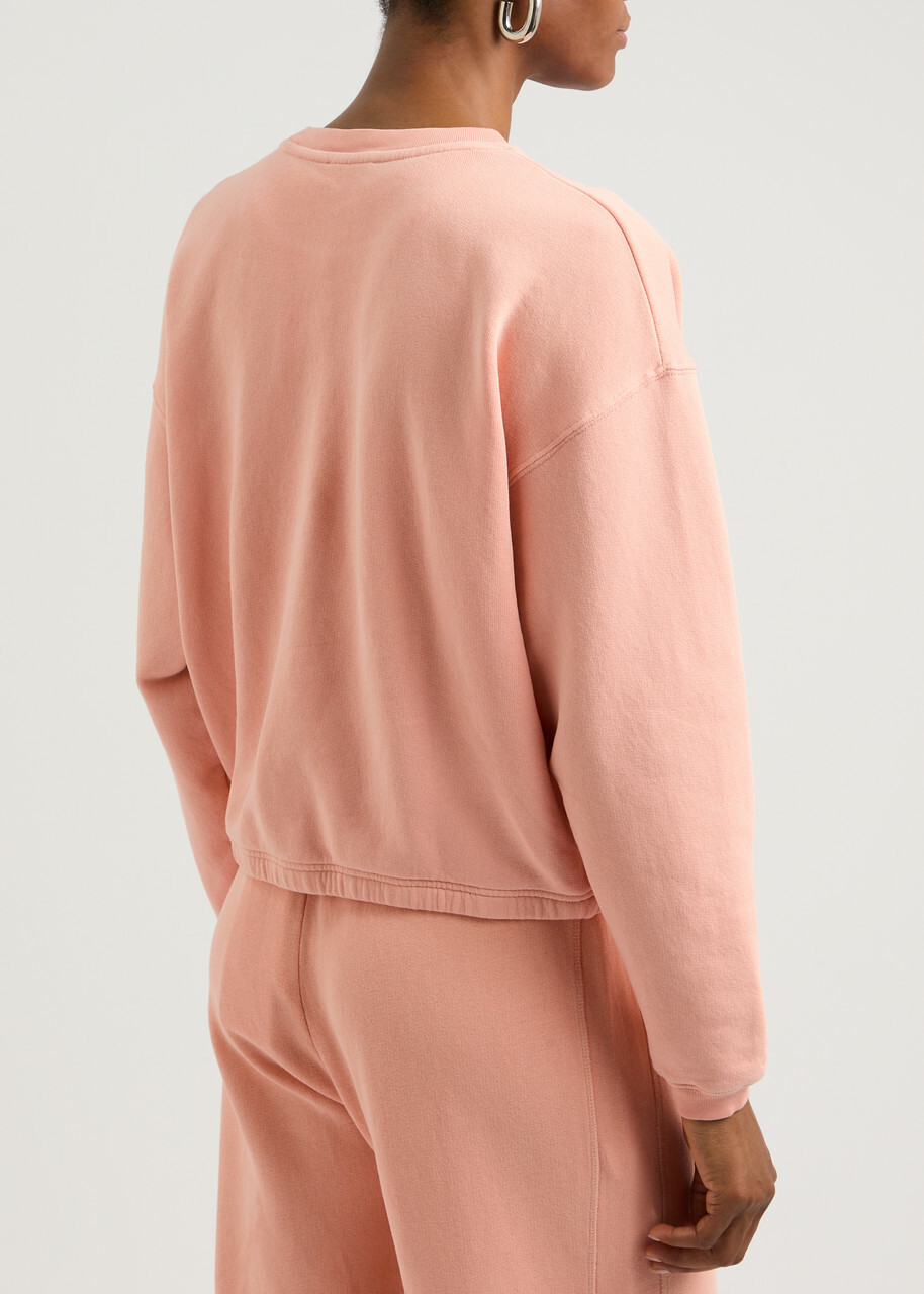 American Vintage Izubird Logo Stretch-cotton Sweatshirt