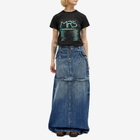 Martine Rose Women's Shrunken T-Shirt in Black/Mrs Tubes
