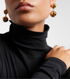 Alaïa Sphere Small drop earrings