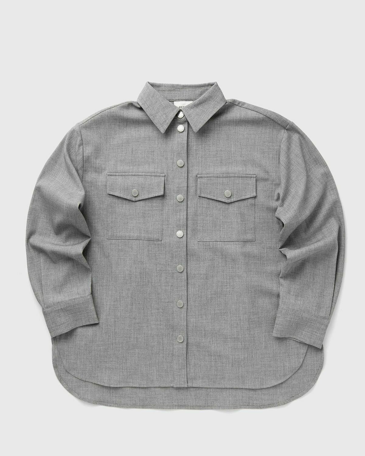 Gestuz CALLAGZ OZ SHIRT Grey Womens Shirts & Blouse