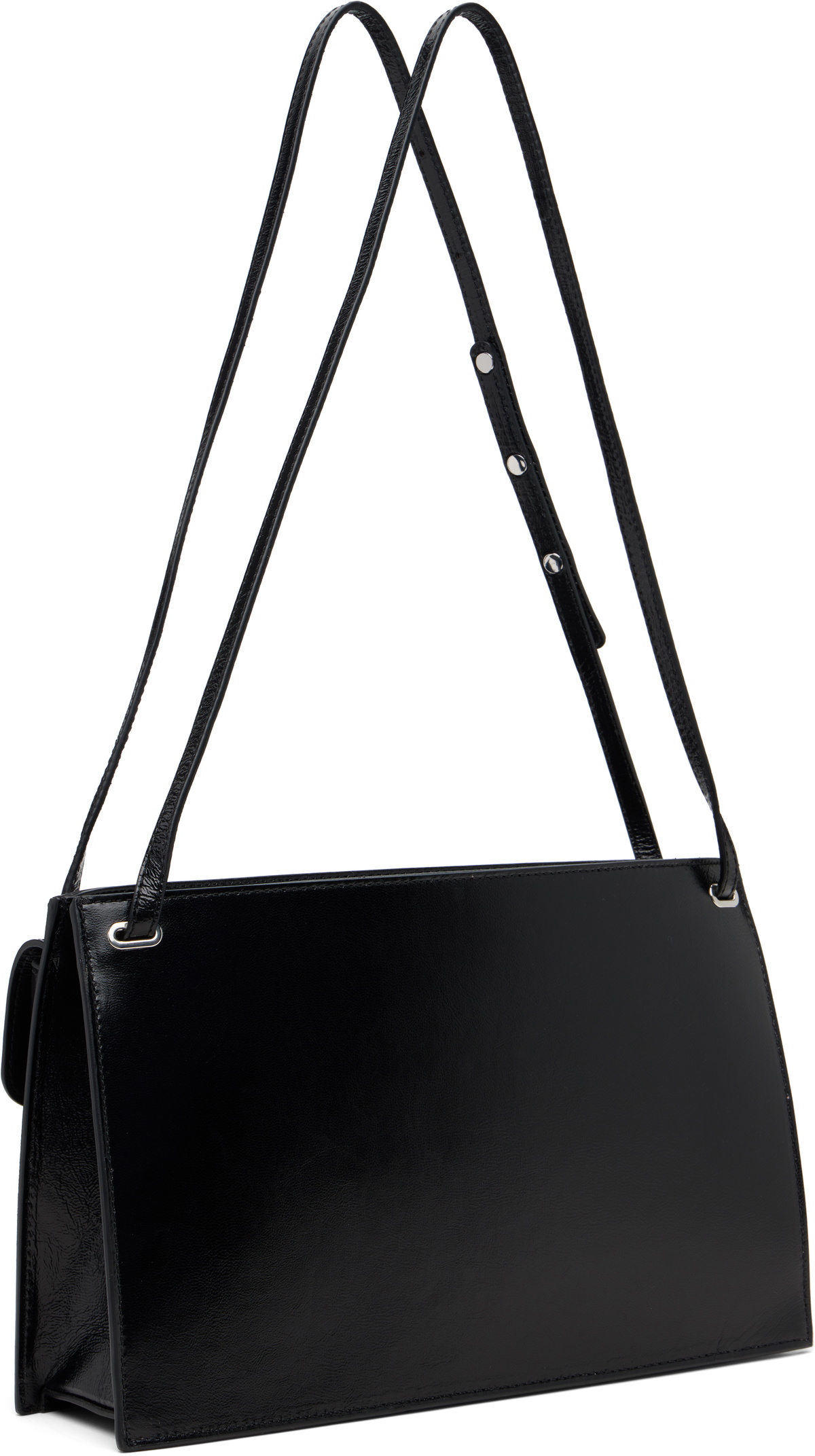 BY FAR Black Billy Tote Bag