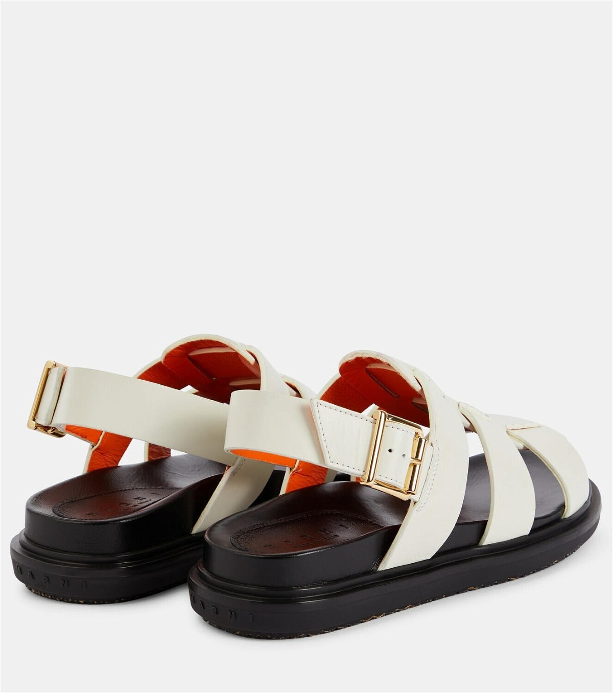 Marni Fussbett Gladiator leather sandals Marni