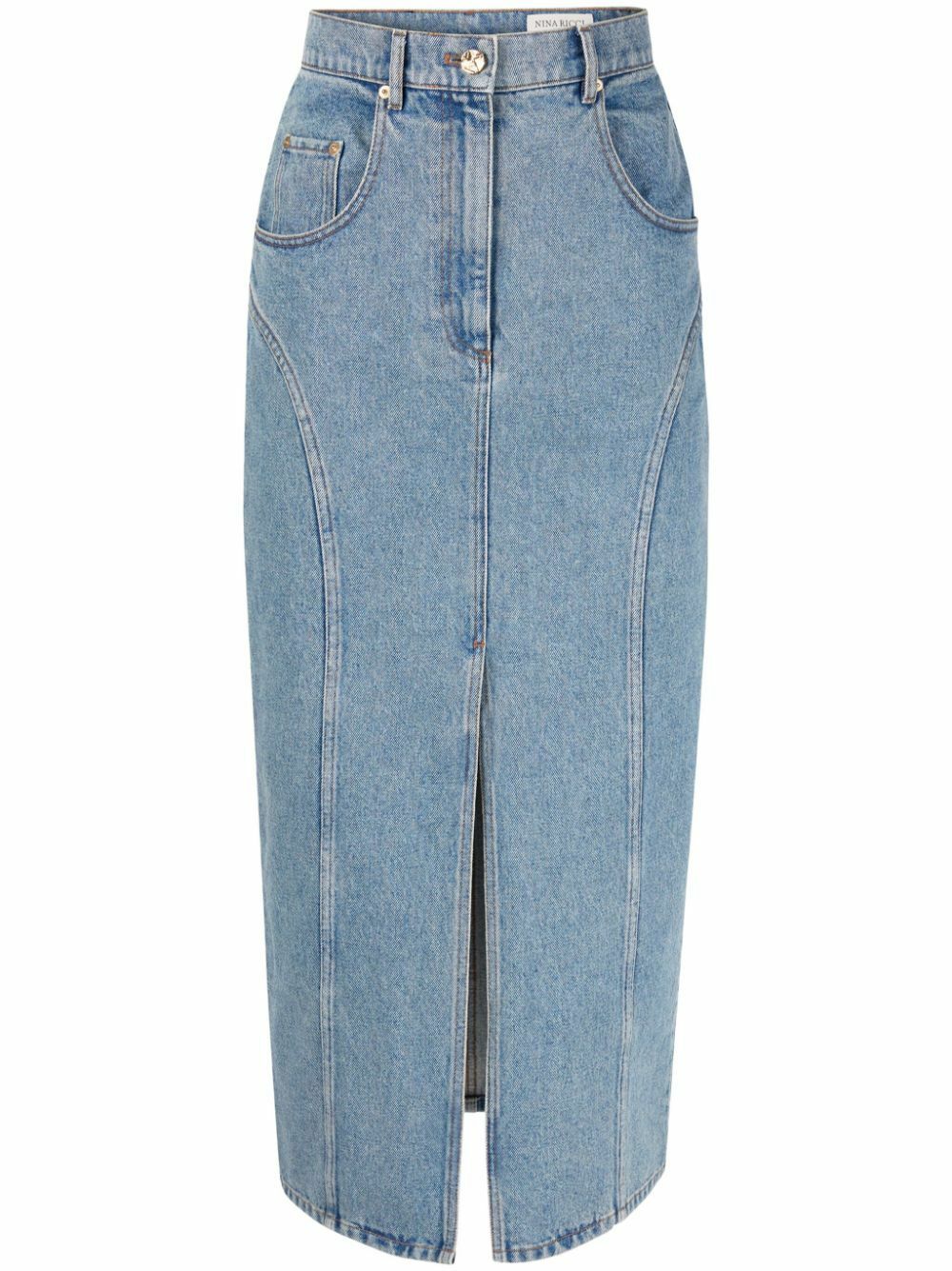 Nina Ricci Denim midi skirt Nina Ricci